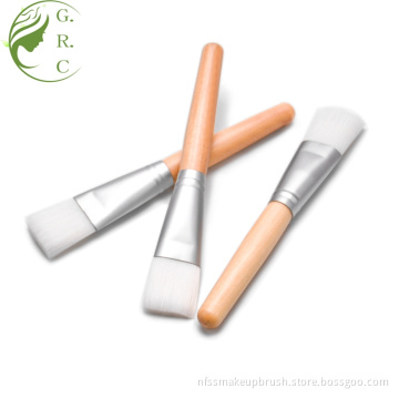 Bamboo Face Mask Brush Wooden Brushes Makeup